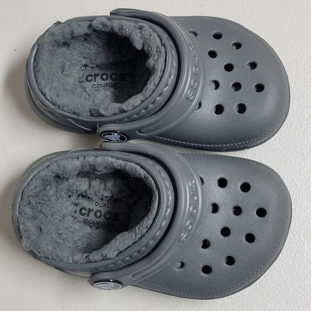 Crocs For Toddler Classic Lined Size C5.